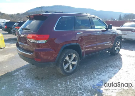 2016 Jeep Grand Cherokee Limited z USA, uszkodzony, nr VIN 1C4RJFBG5GC496455